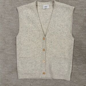 Wilfred Cream Wool Vest